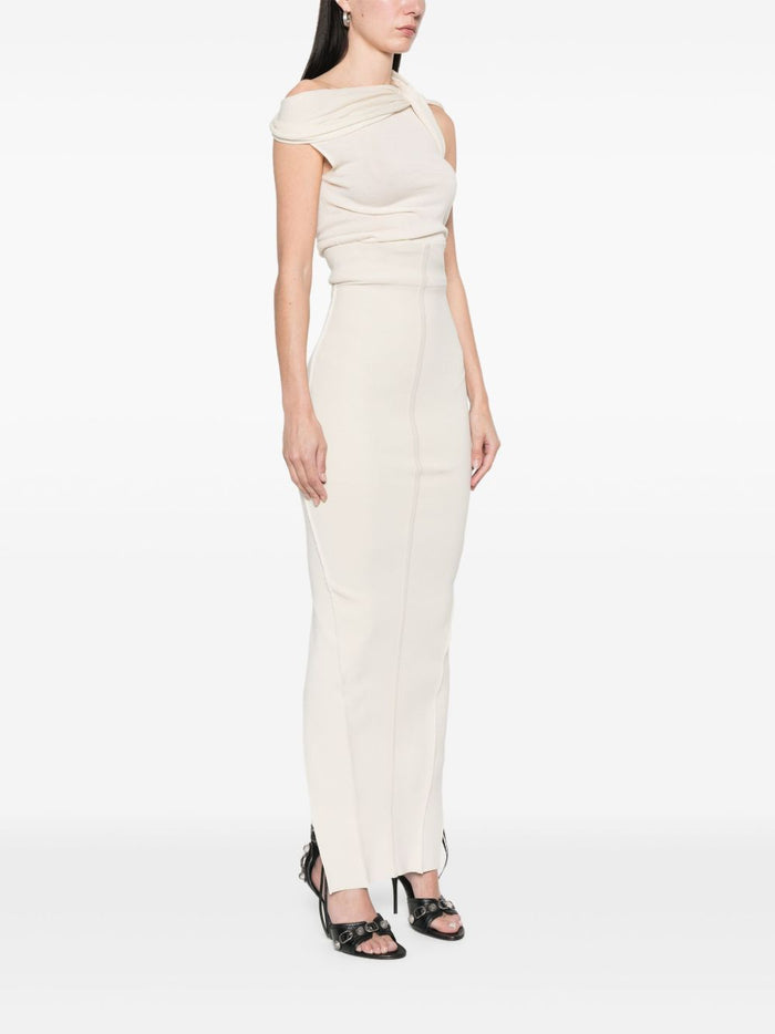 Rick Owens Skirts Ivory Viscose Polyester Elastane