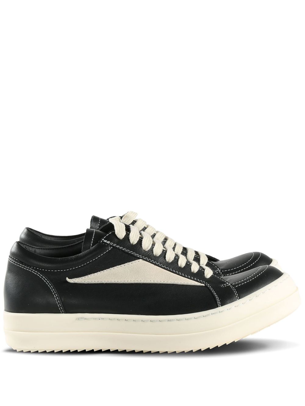 Rick Owens Sneakers Black Calf Leather