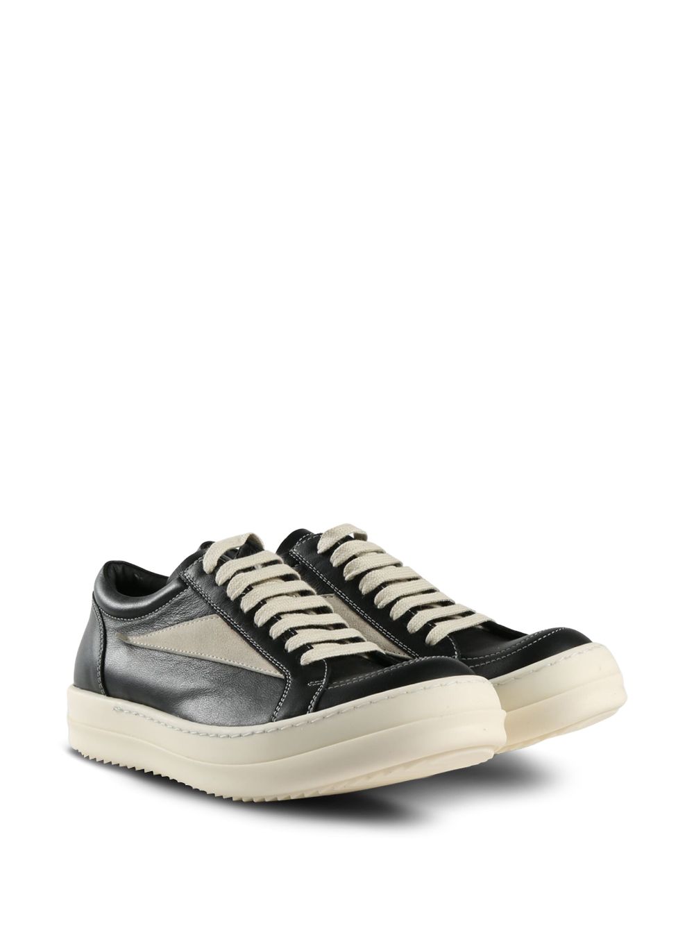 Rick Owens Sneakers Black Calf Leather