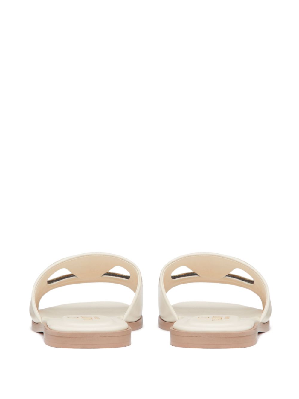 Valentino Garavani Sandals Ivory Lamb Skin