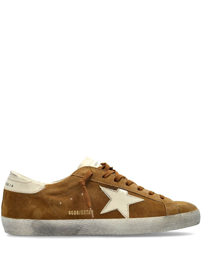 Golden Goose Sneakers Brown Calf Leather