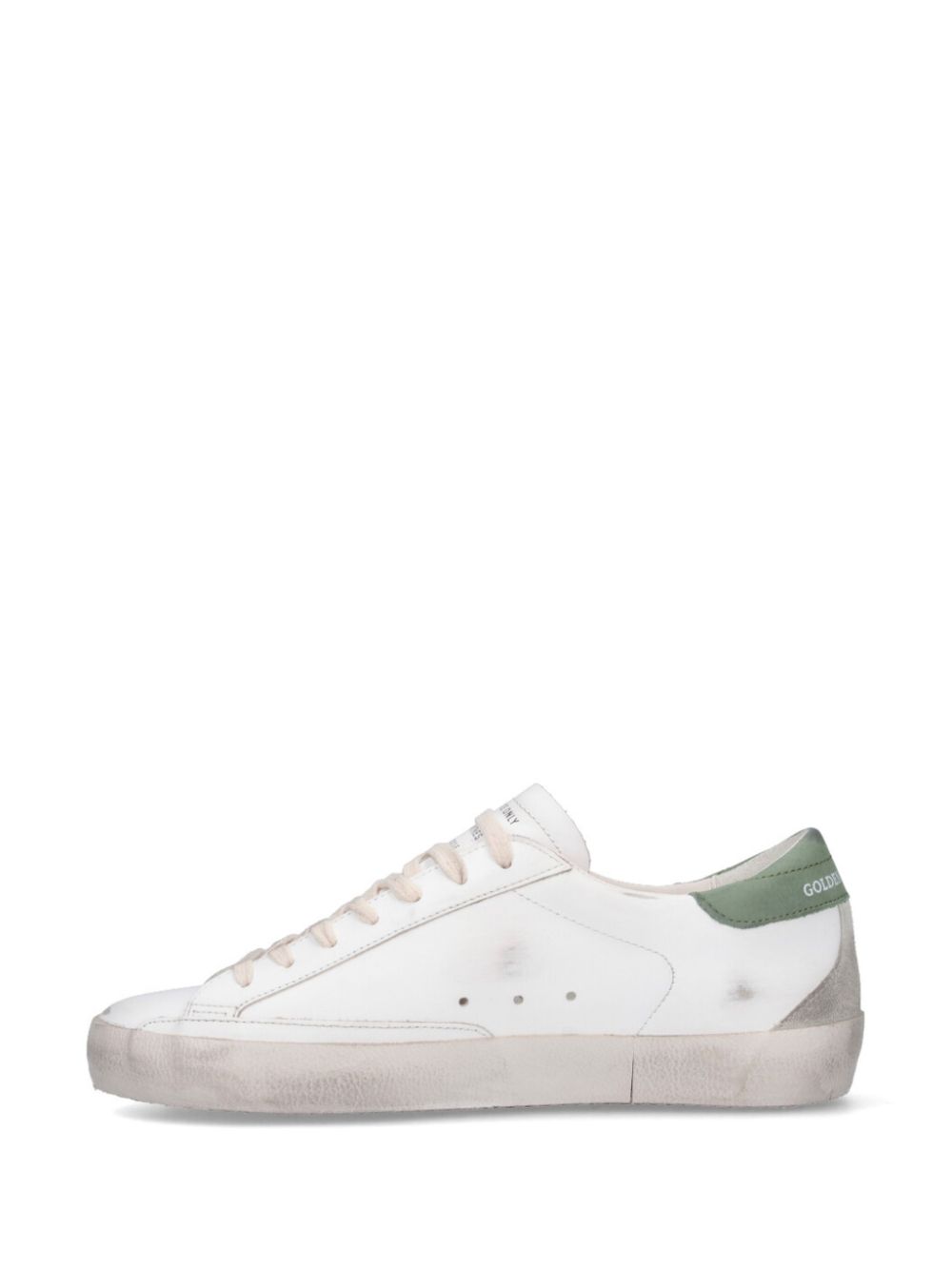 Golden Goose Sneakers Green Calf Leather
