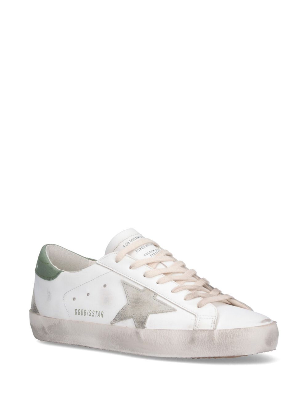 Golden Goose Sneakers Green Calf Leather