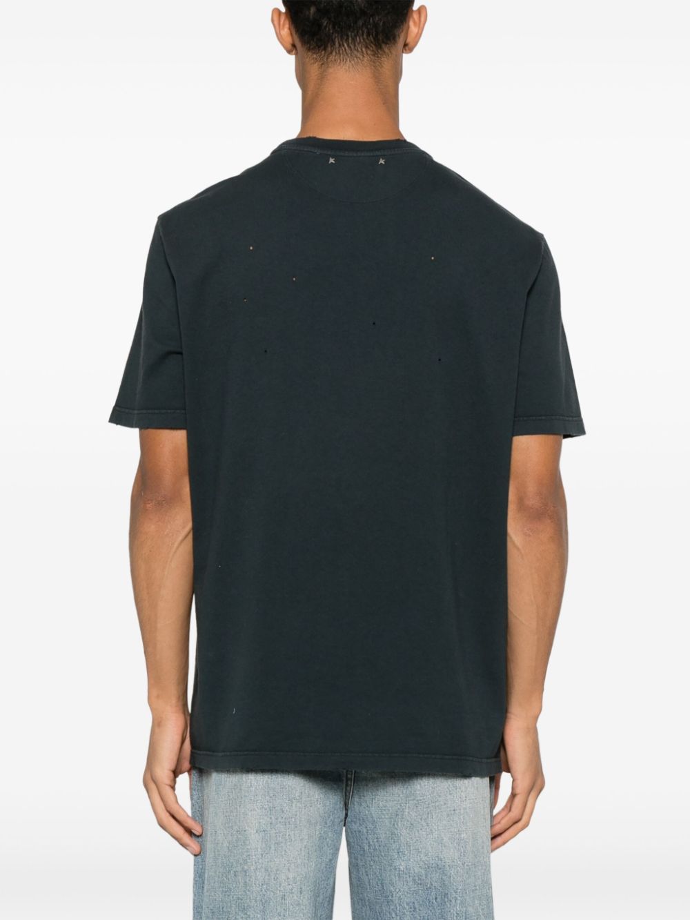 Golden Goose T-Shirts And Polos Black Cotton