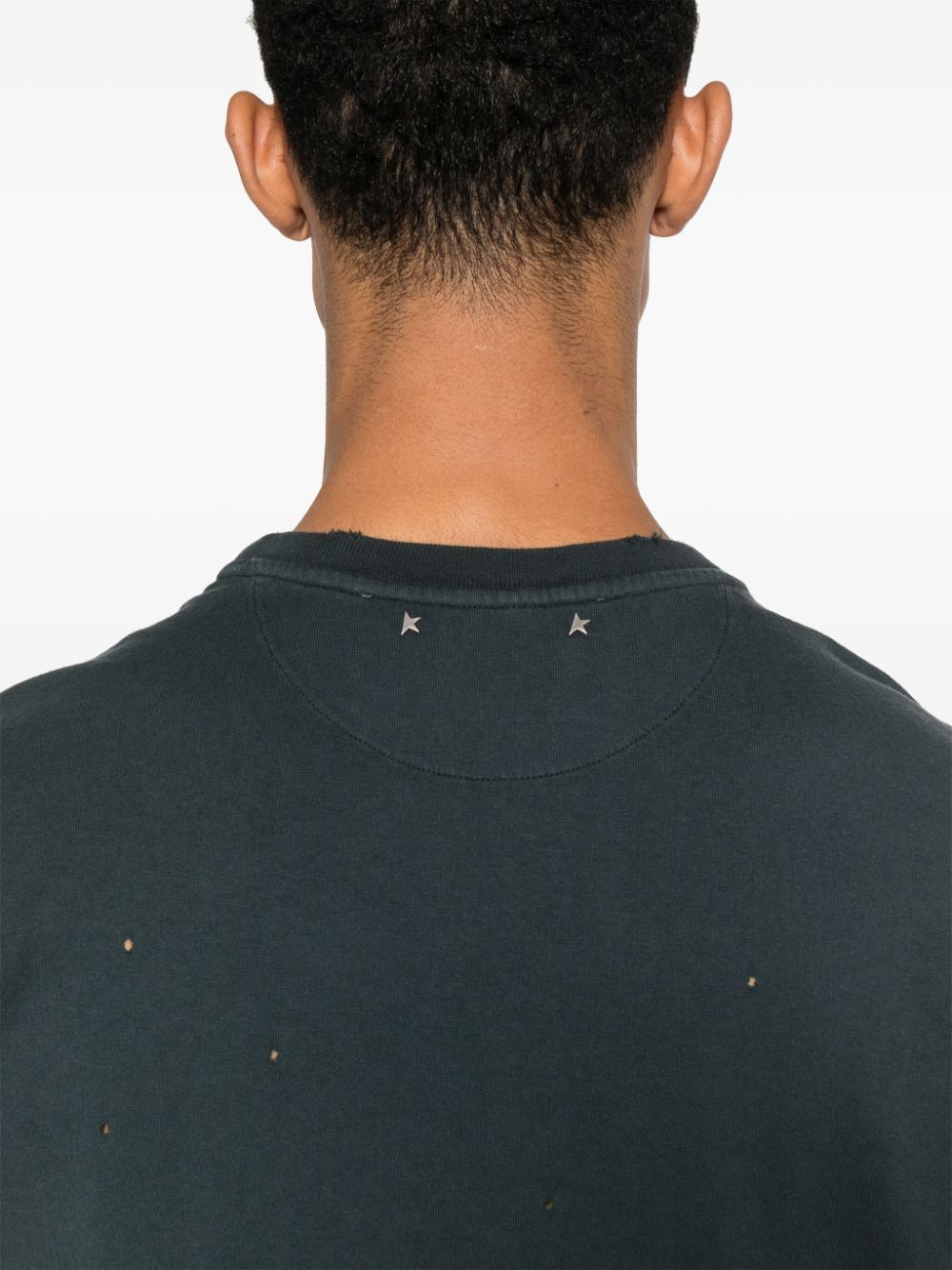 Golden Goose T-Shirts And Polos Black Cotton