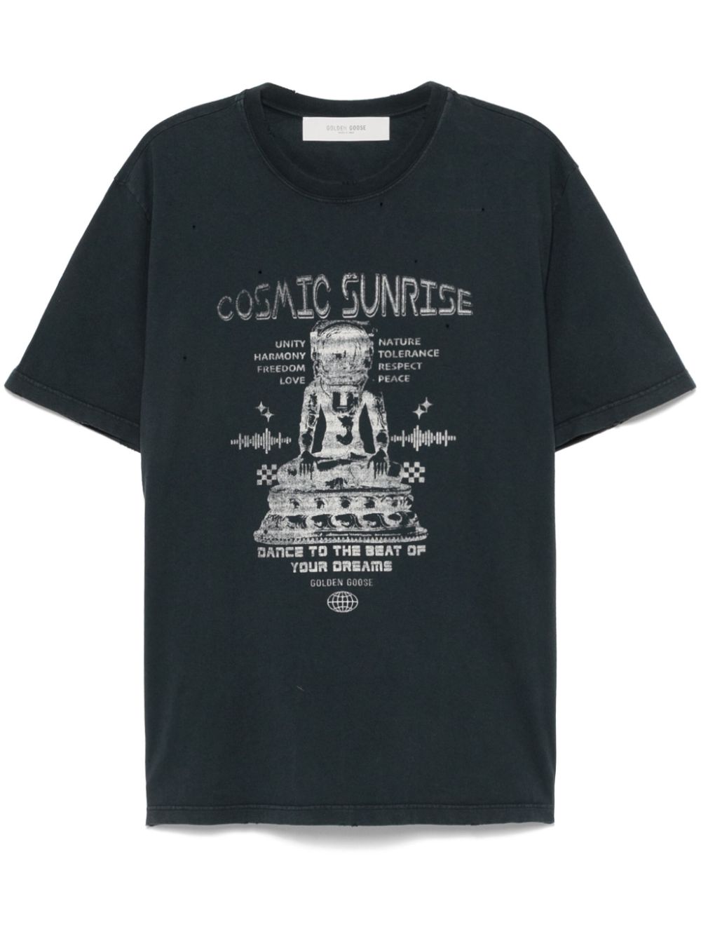Golden Goose T-Shirts And Polos Black Cotton