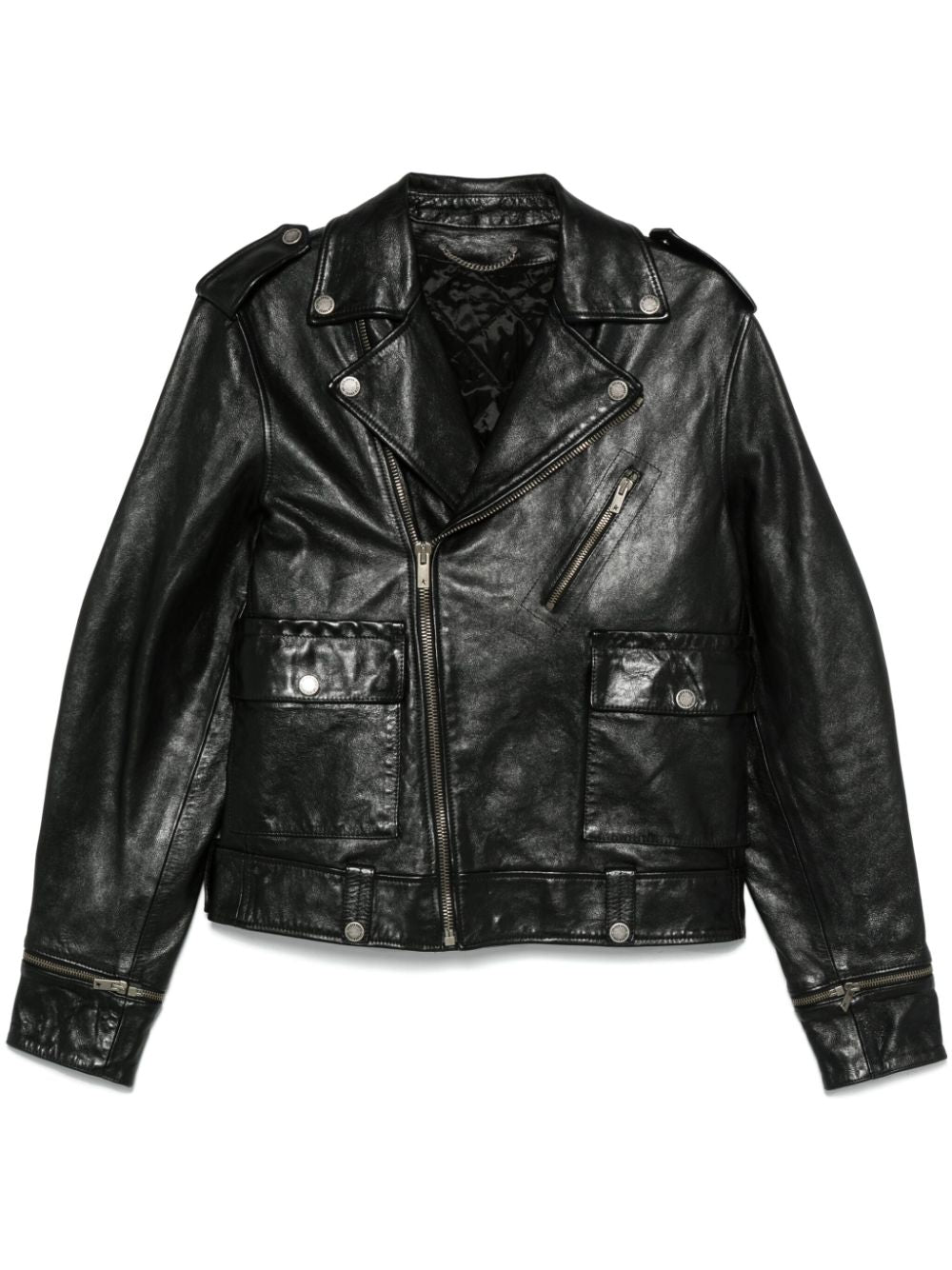 Golden Goose Jackets Black Lamb Leather