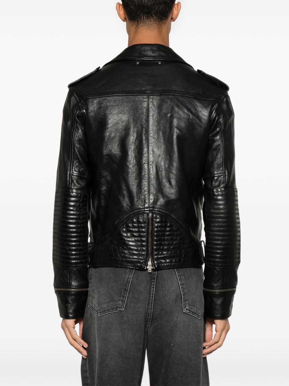 Golden Goose Jackets Black Lamb Leather