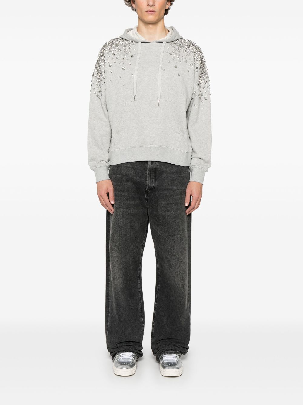Golden Goose Sweaters Grey Cotton
