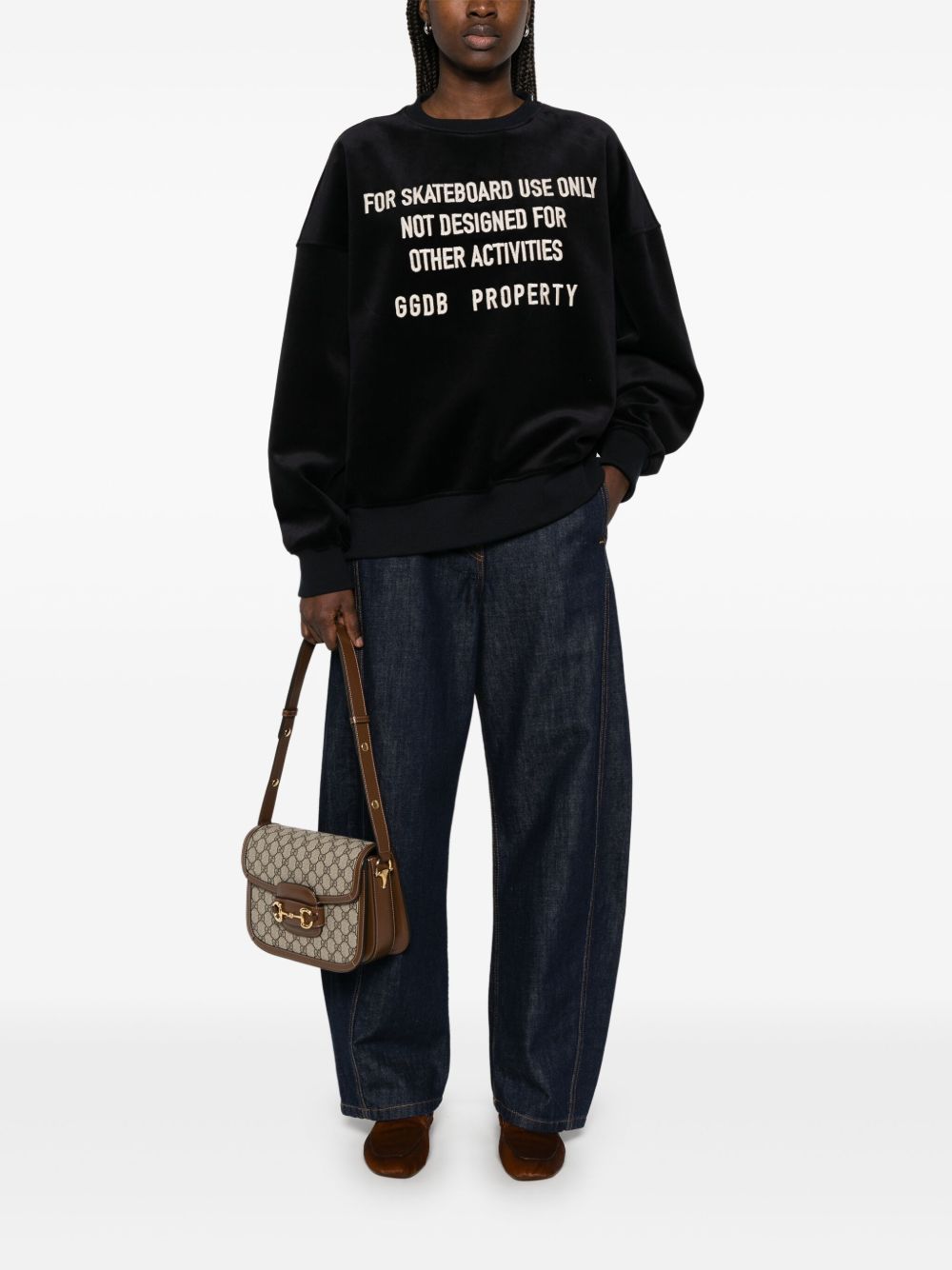 Golden Goose Sweaters Black Cotton Polyester