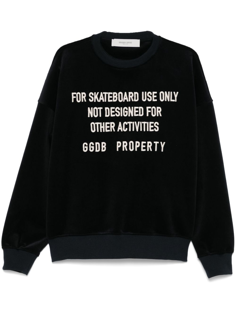 Golden Goose Sweaters Black Cotton Polyester