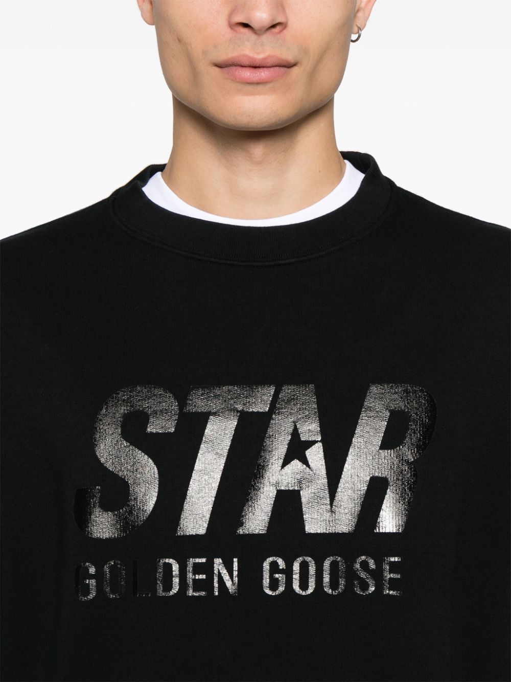 Golden Goose Sweaters Black Cotton