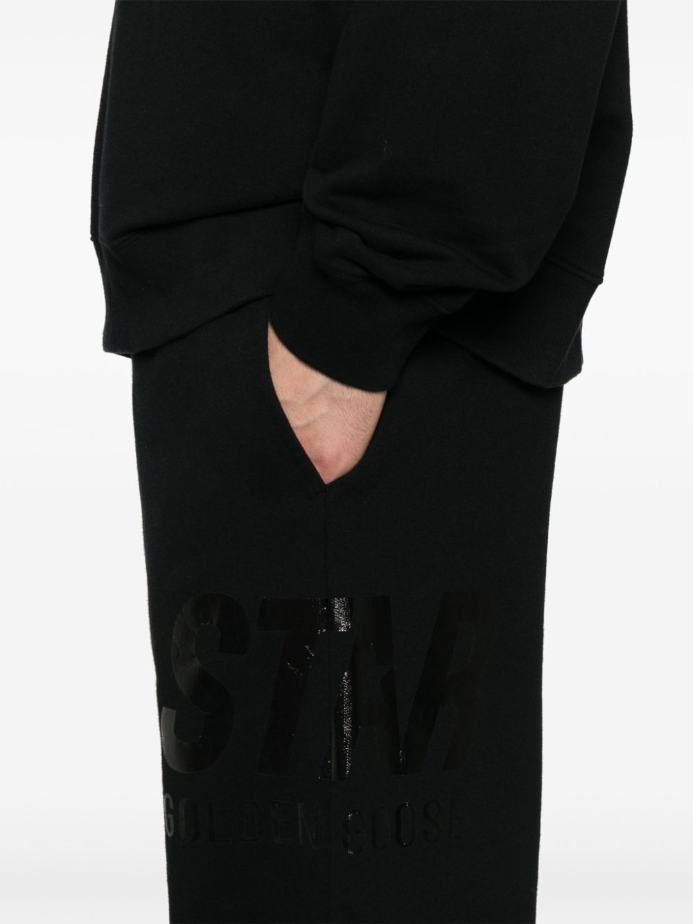 Golden Goose Trousers Black Cotton