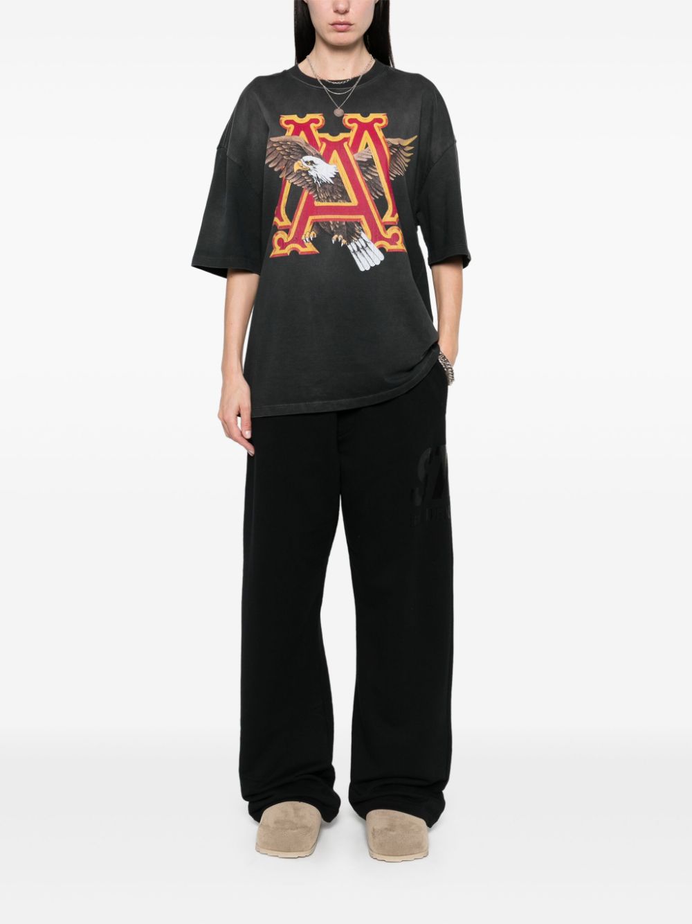 Golden Goose Trousers Black Cotton