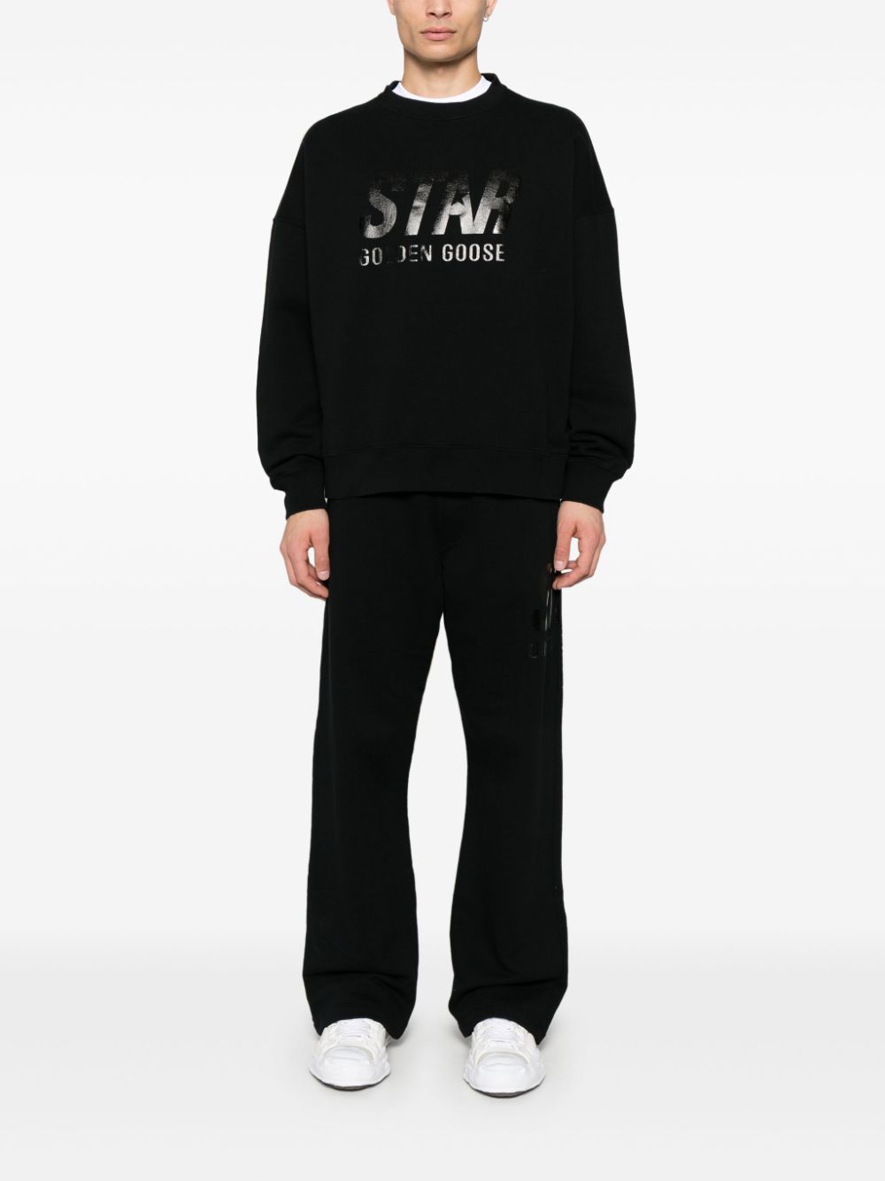 Golden Goose Trousers Black Cotton