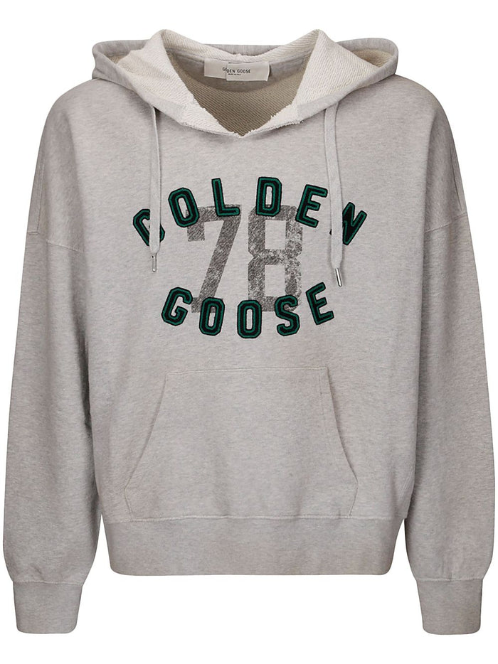 Golden Goose Sweaters Light Grey Cotton