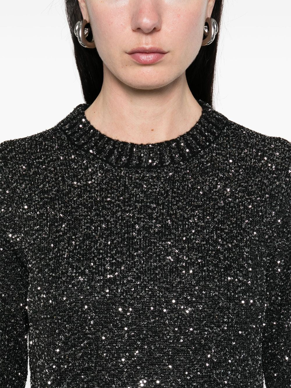 Golden Goose Sweaters Black Polyester Wool