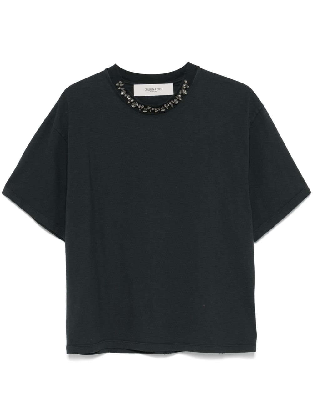 Golden Goose T-Shirts And Polos Black Cotton
