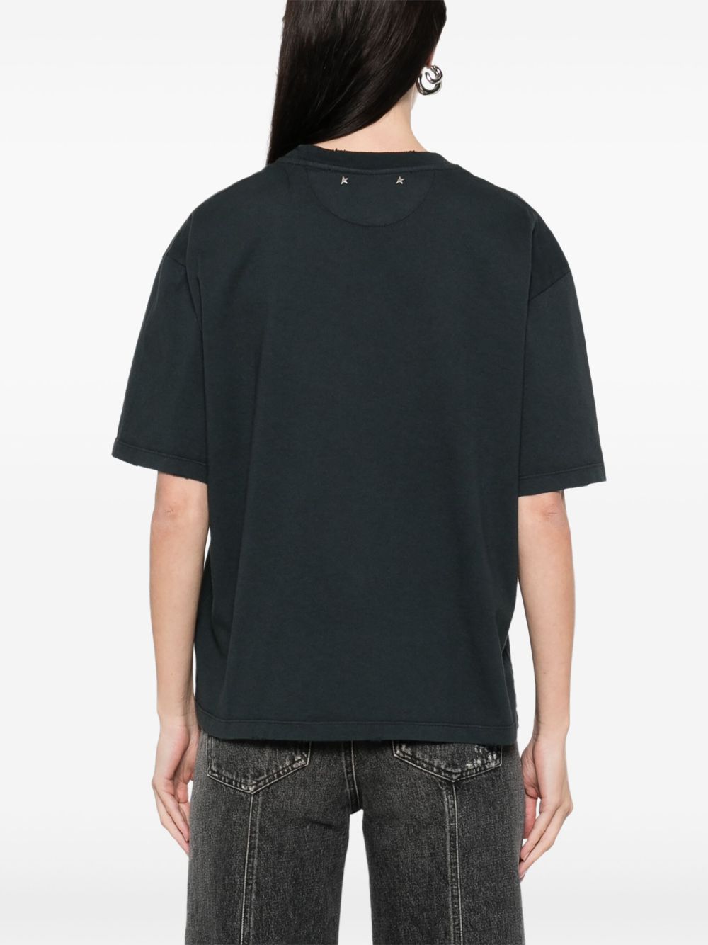 Golden Goose T-Shirts And Polos Black Cotton