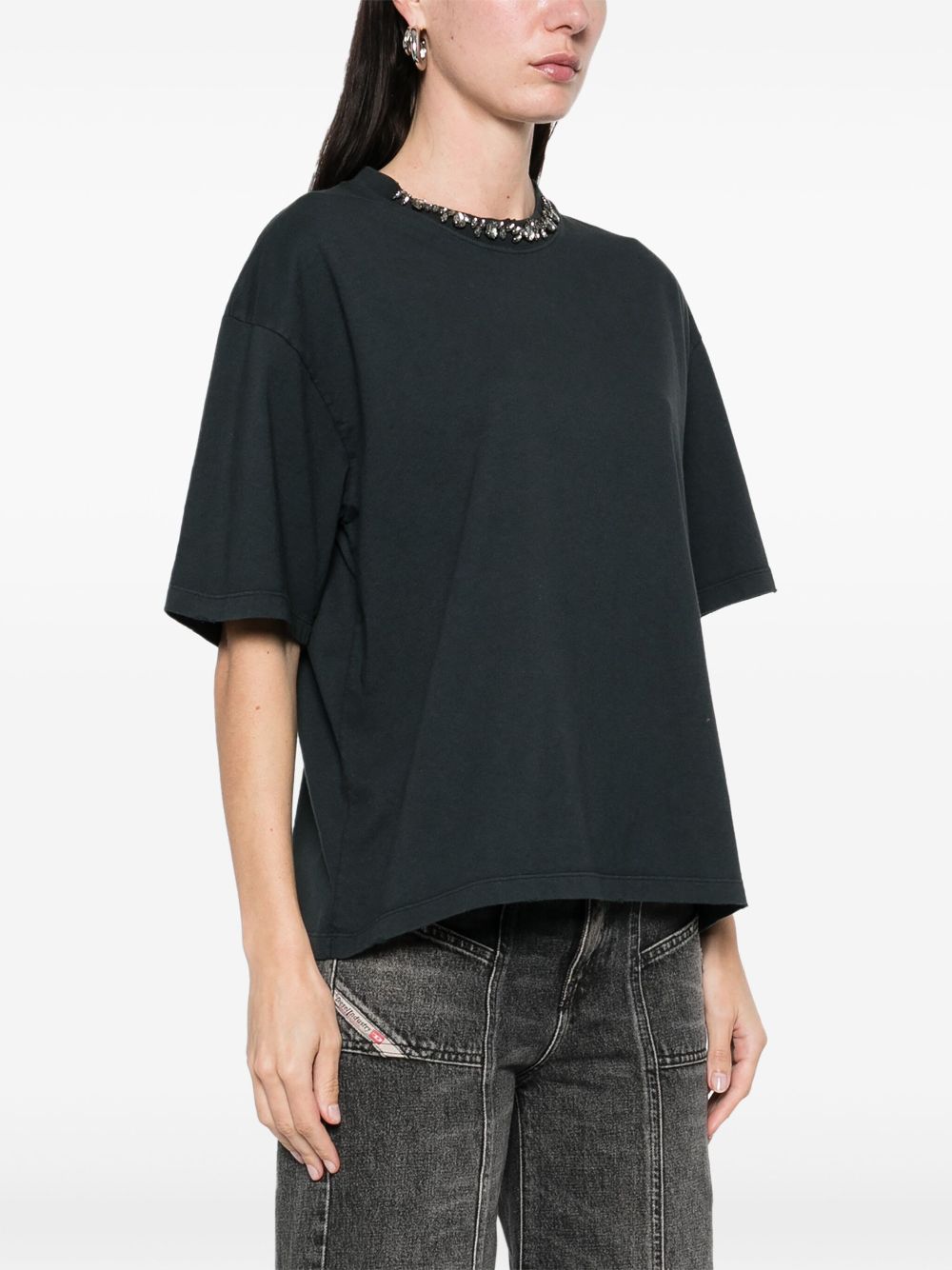 Golden Goose T-Shirts And Polos Black Cotton