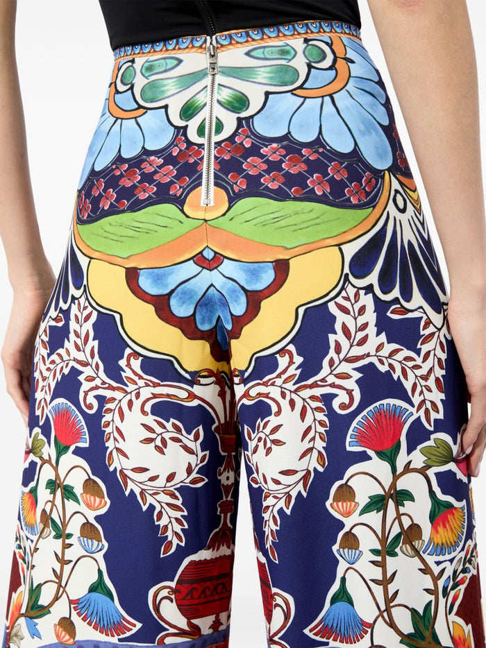 Alice + Olivia Trousers MultiColour Polyester