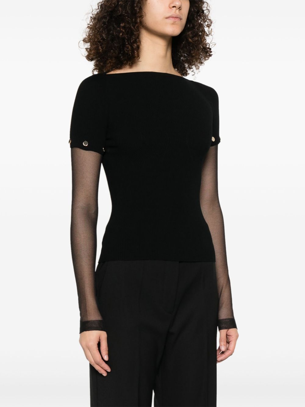 Sportmax Pre Sweaters Black Polyester