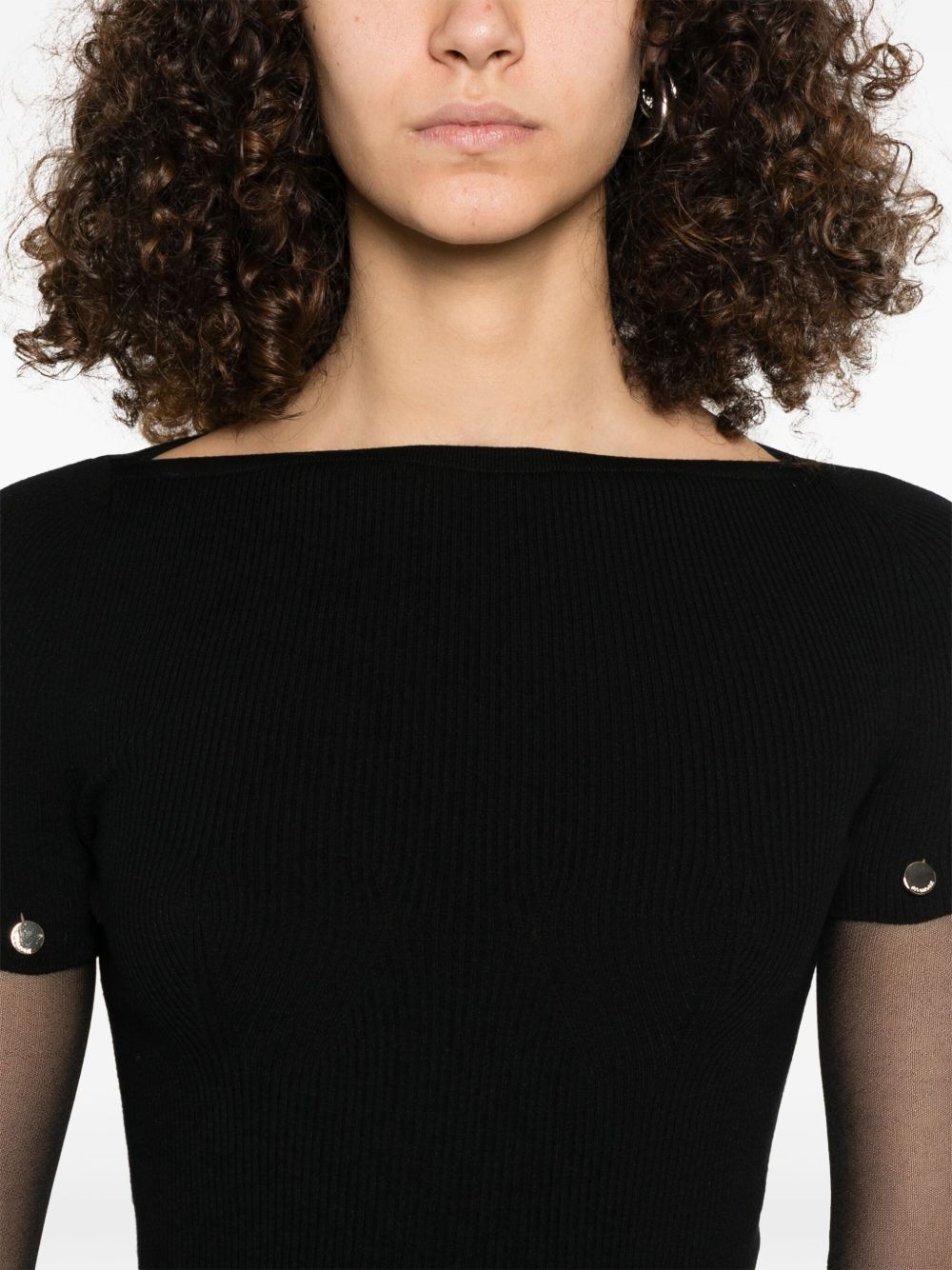 Sportmax Pre Sweaters Black Polyester