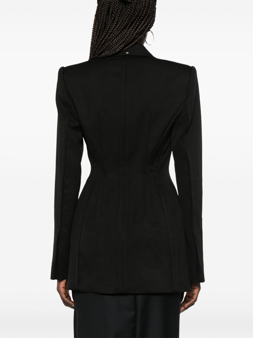 Sportmax Pre Jackets Black Viscose Polyamide