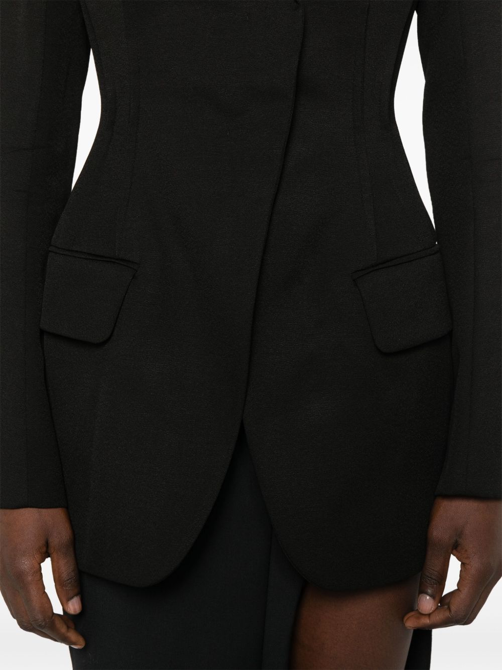 Sportmax Pre Jackets Black Viscose Polyamide