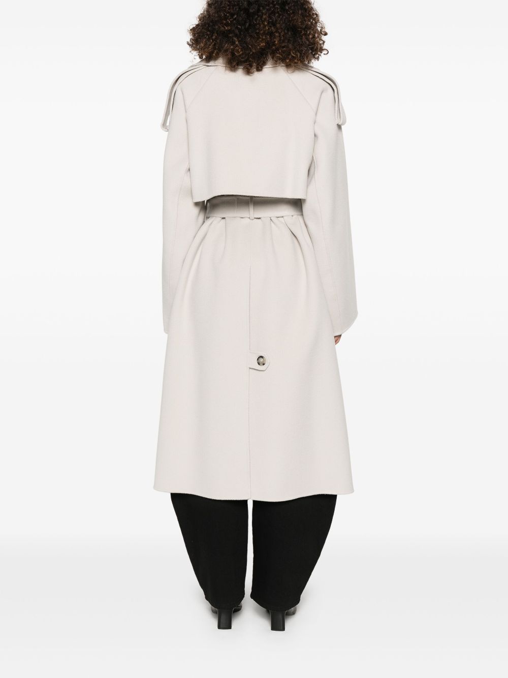 Sportmax Pre Coats Dove Grey Virgin Wool