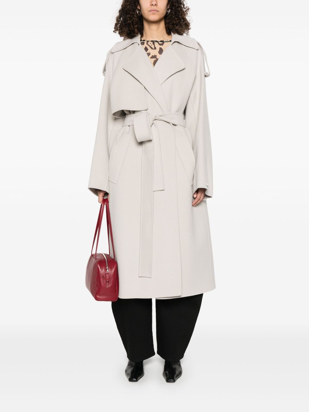 Sportmax Pre Coats Dove Grey Virgin Wool