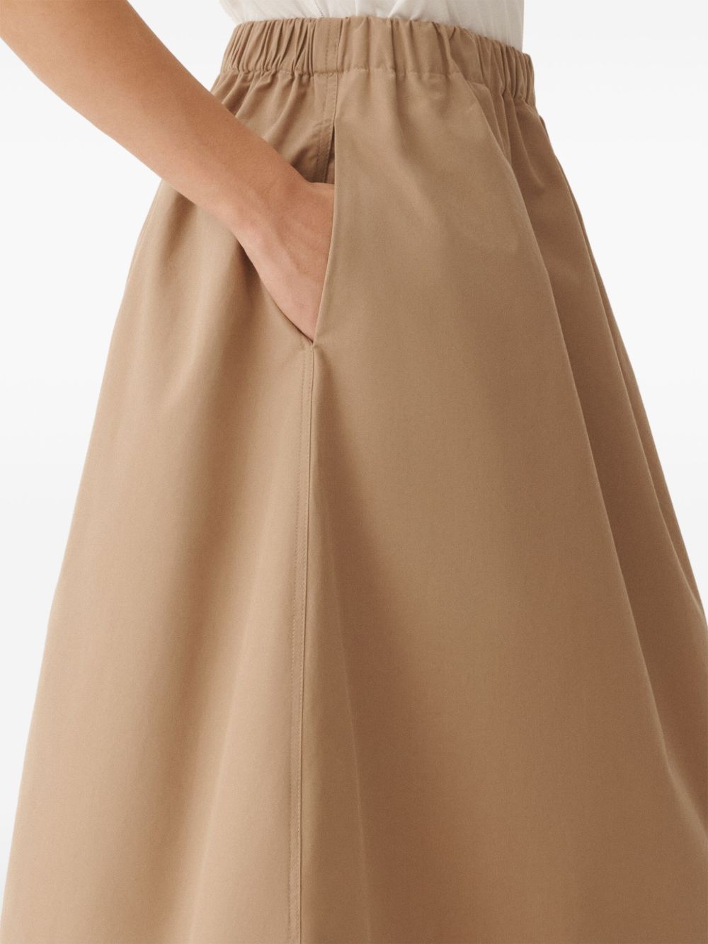 Fabiana Filippi Skirts Beige Cotton
