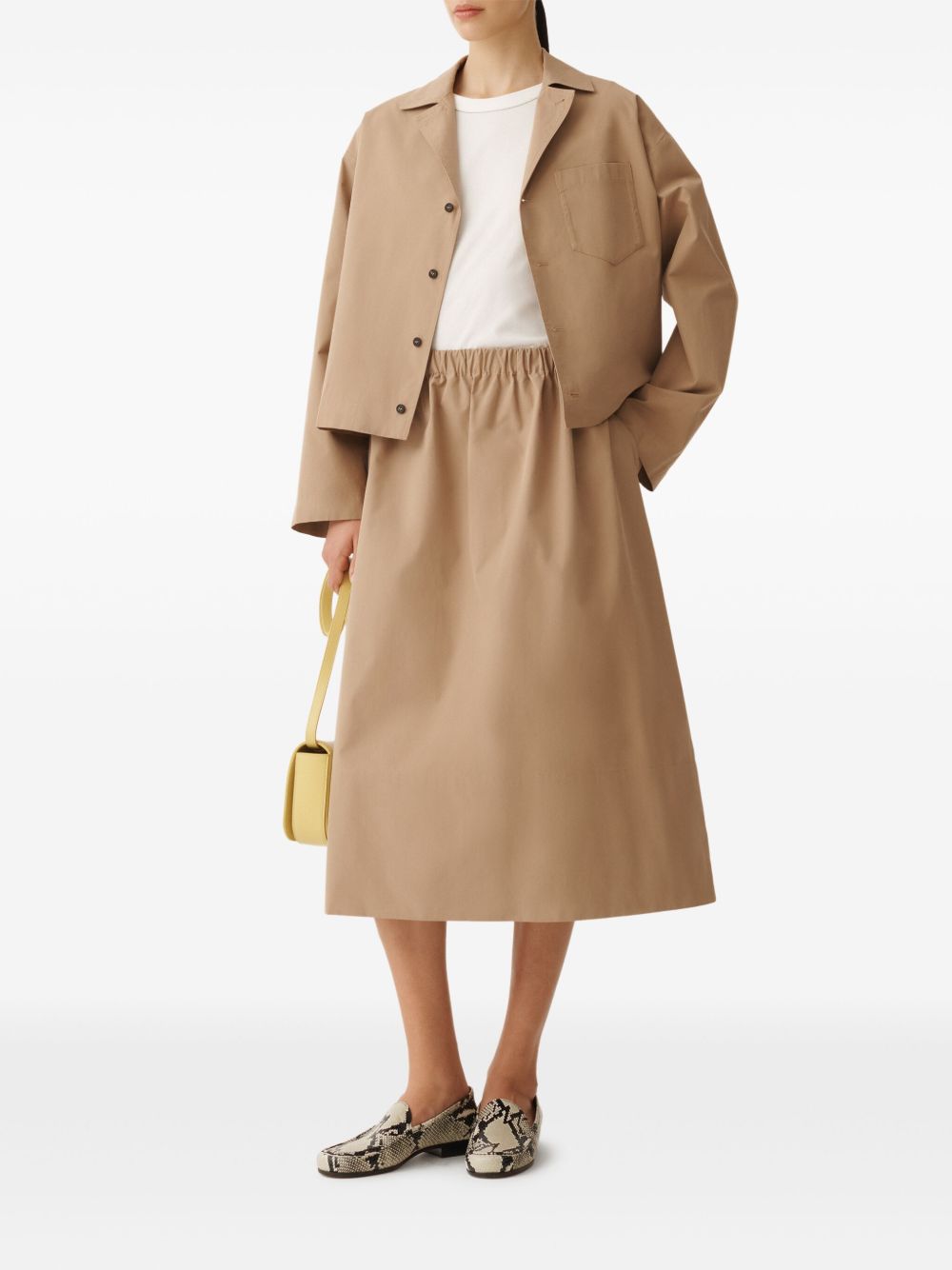 Fabiana Filippi Skirts Beige Cotton