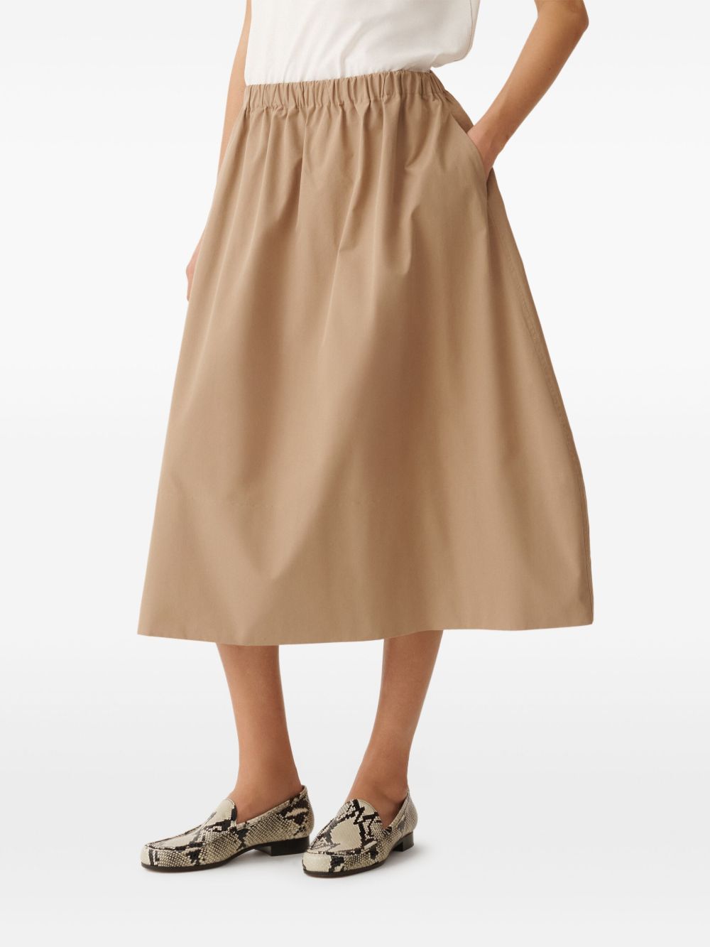 Fabiana Filippi Skirts Beige Cotton
