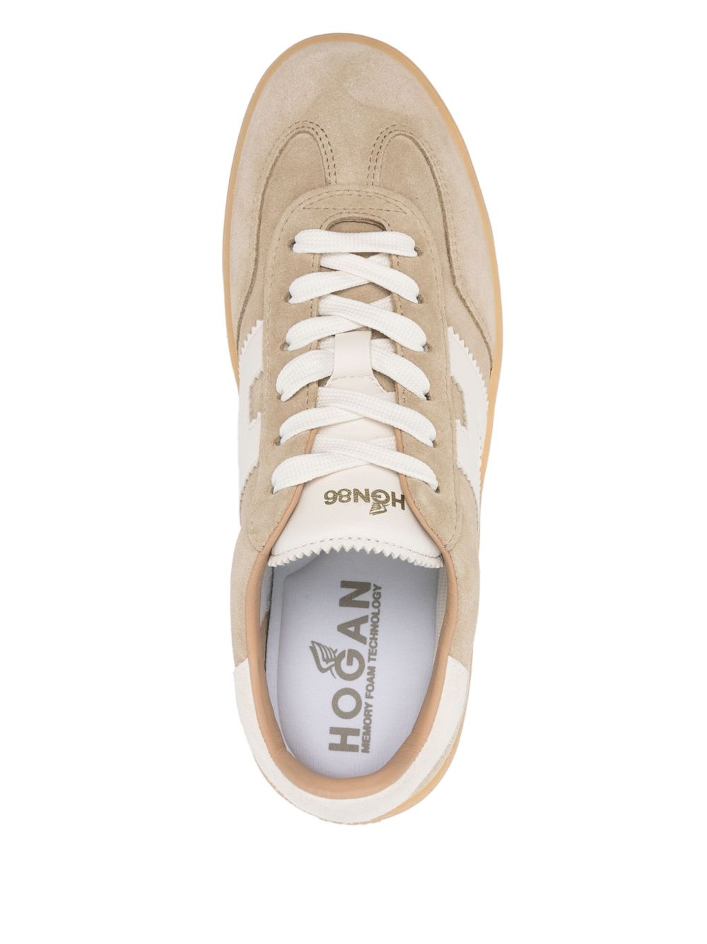 Hogan Pre Sneakers Beige Exterior: Calf Leather