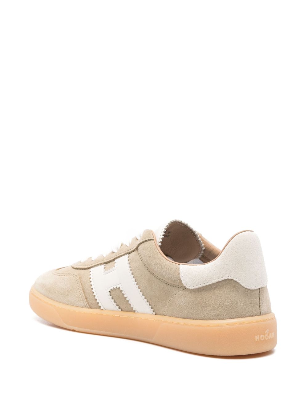 Hogan Pre Sneakers Beige Exterior: Calf Leather