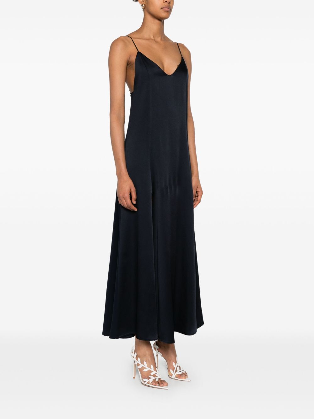 Forte Dresses Blue Viscose