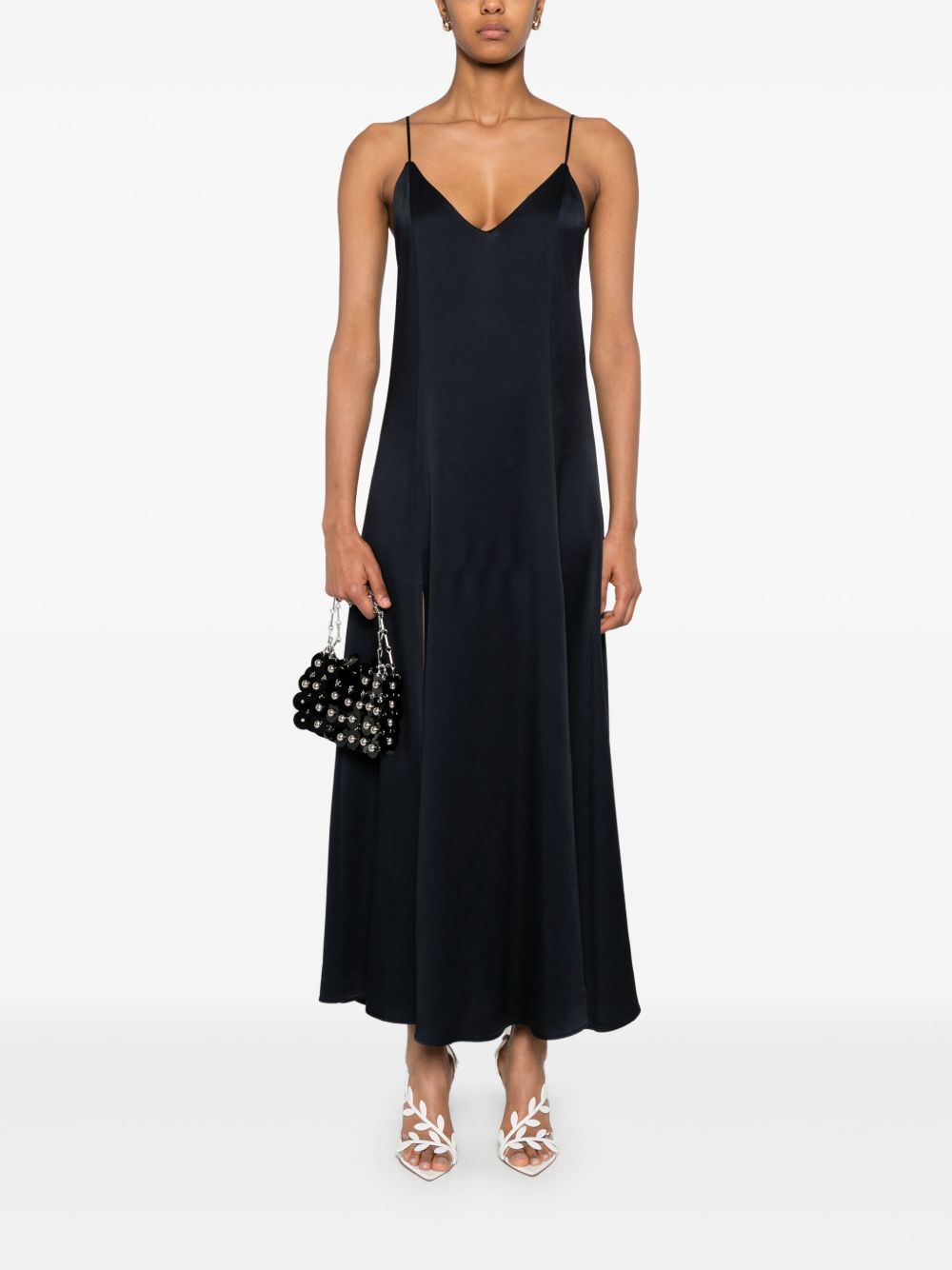 Forte Dresses Blue Viscose