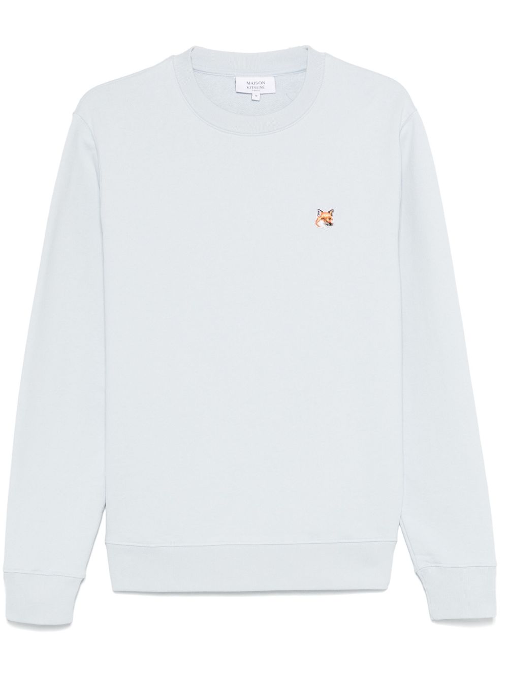 Maison Kitsune Sweaters Clear Blue Cotton