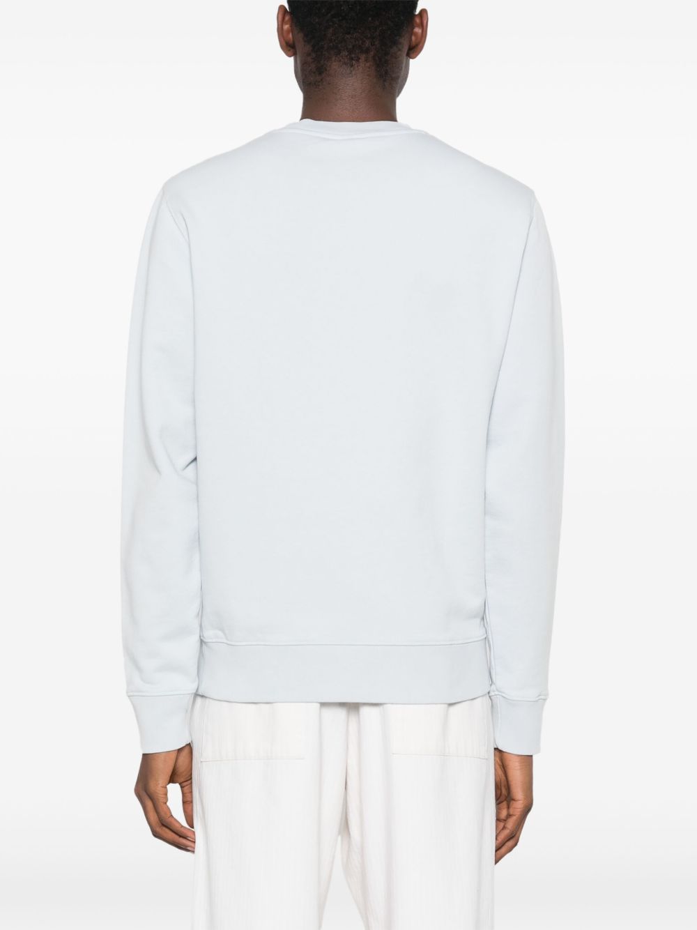 Maison Kitsune Sweaters Clear Blue Cotton