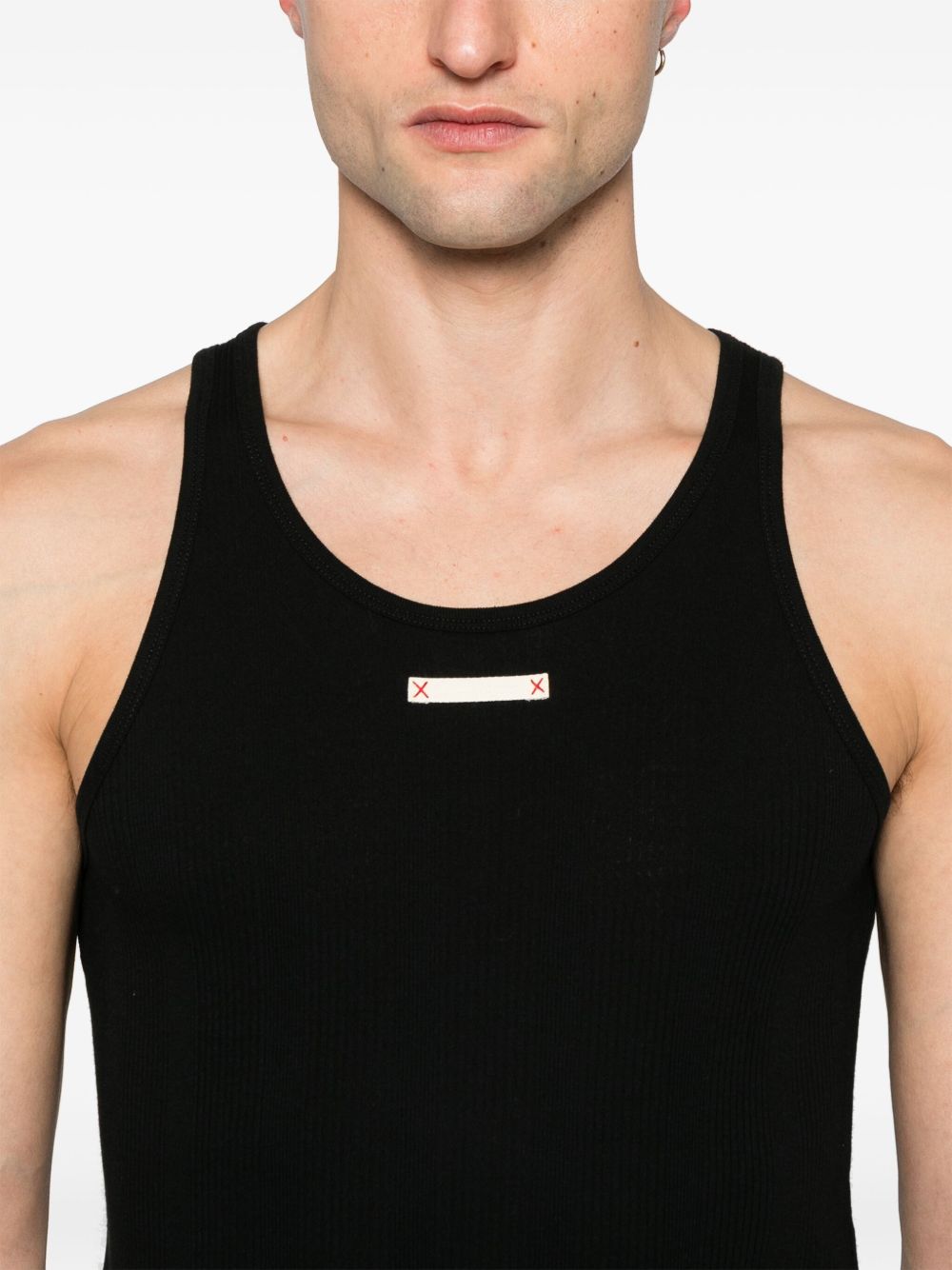 Maison Margiela Top Black Cotton