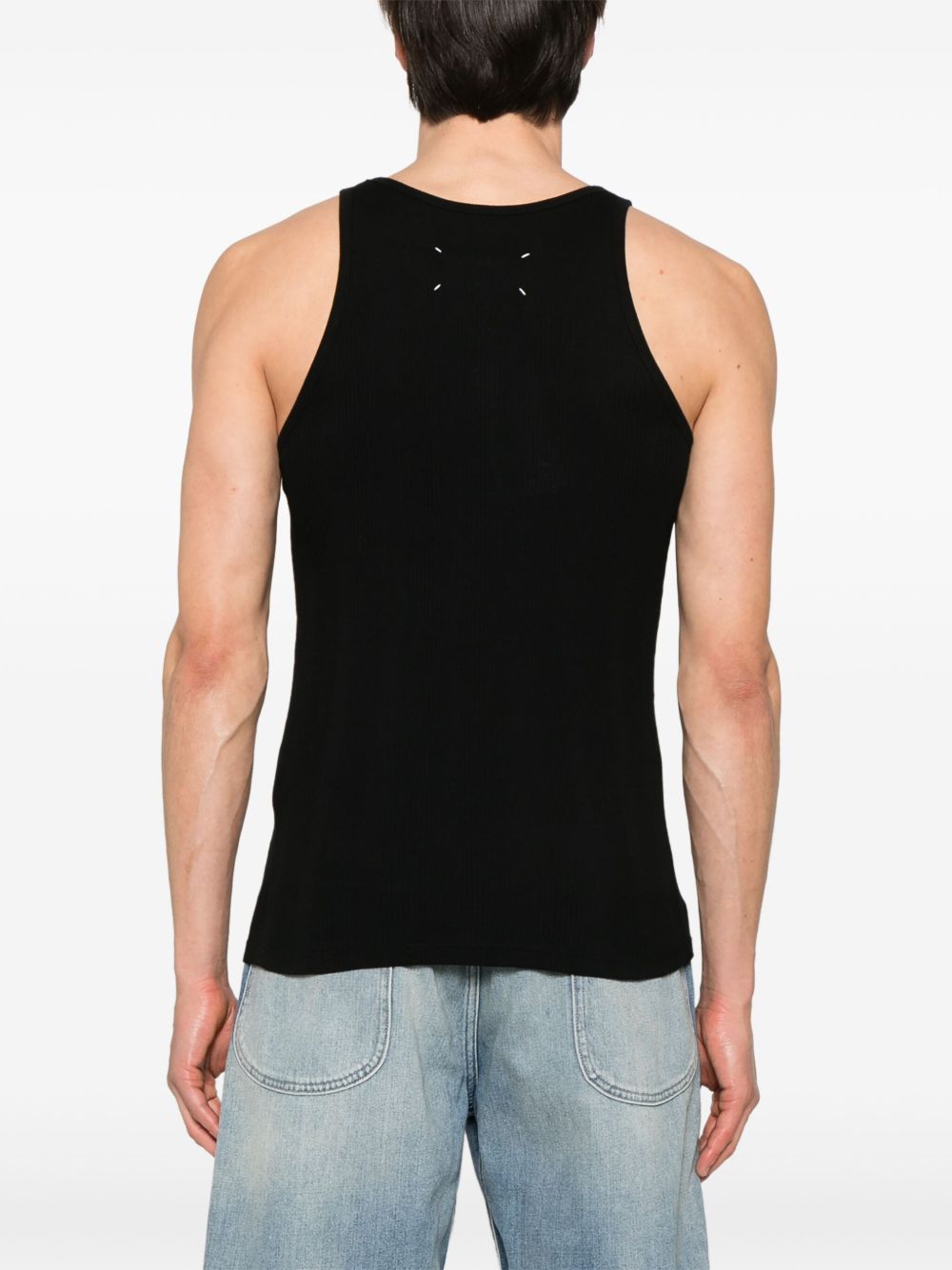Maison Margiela Top Black Cotton