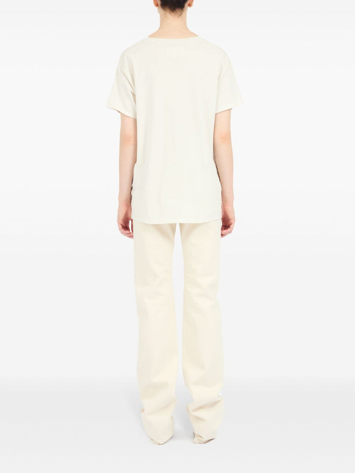 Maison Margiela T-Shirts And Polos White Cotton
