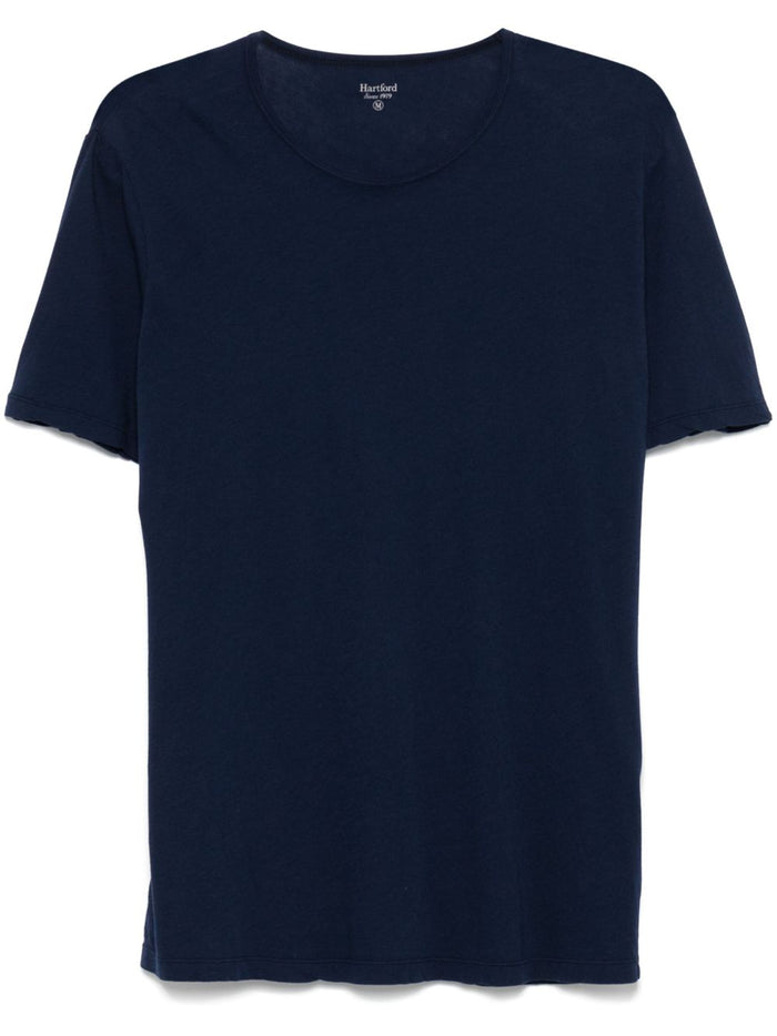 Hartford T-shirts and Polos Blue Cotton