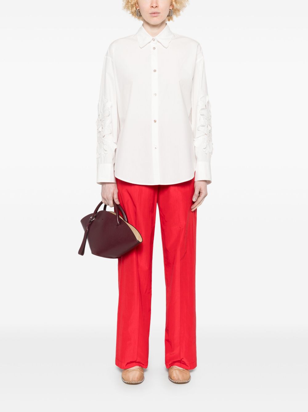 Forte Trousers Red Lining: Cotton