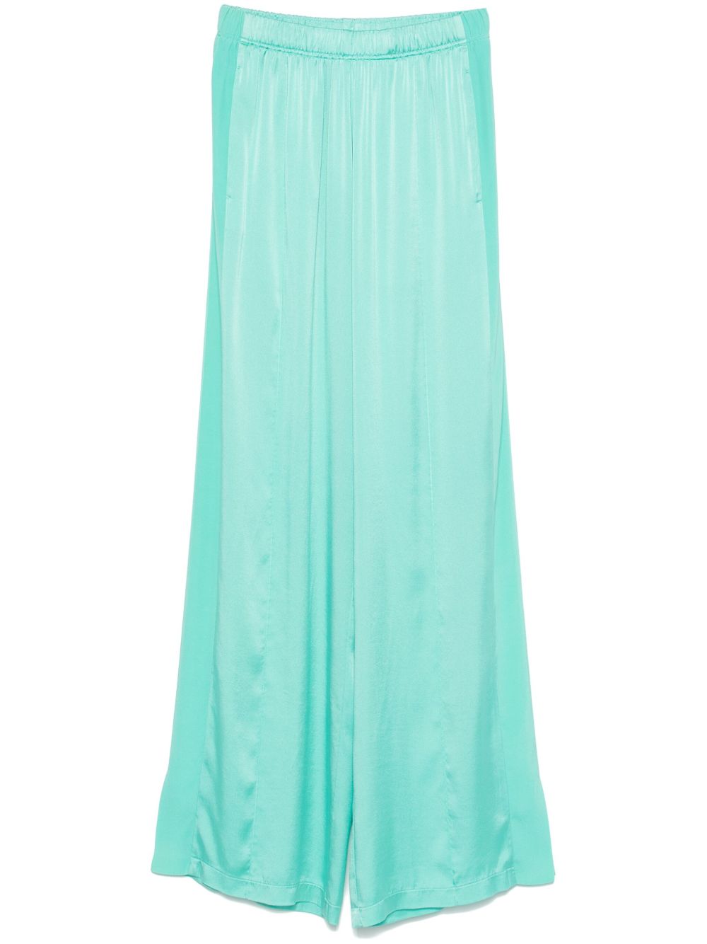 Forte Trousers Verde Acqua Silk Elastane