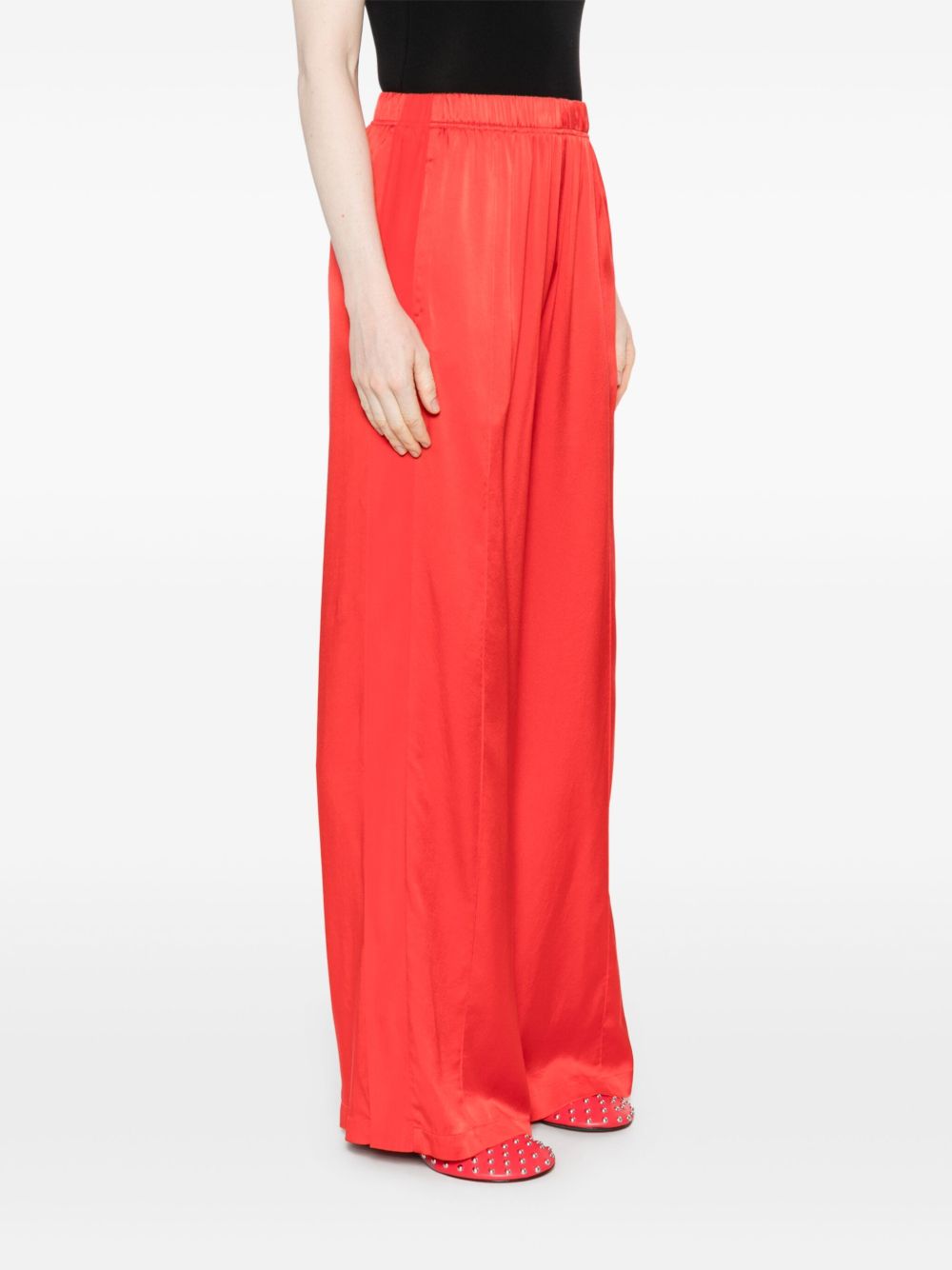 Forte Trousers Orange Silk