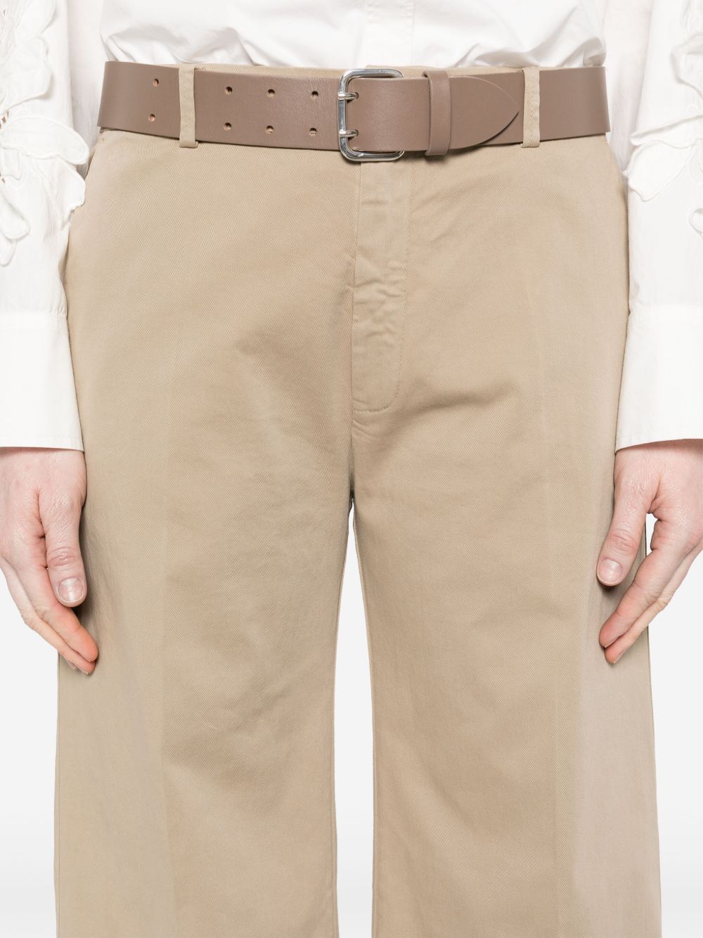 Forte Trousers Dove Grey Exterior: Cotton