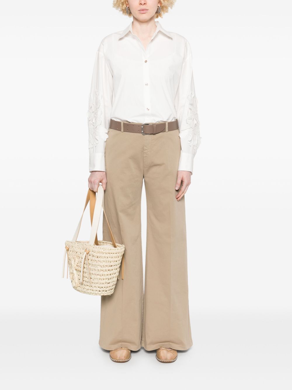 Forte Trousers Dove Grey Exterior: Cotton