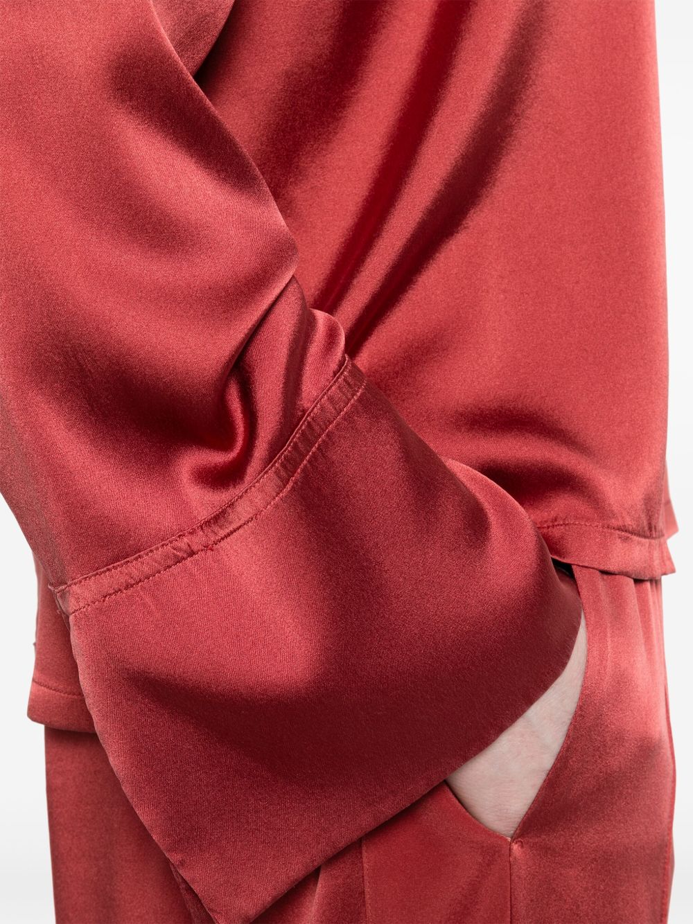 Forte Top Bordeaux Silk Elastane
